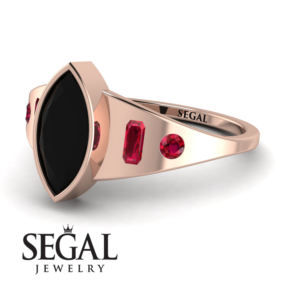 Marquise Bezel Diamond Ring - Juliana No. 53