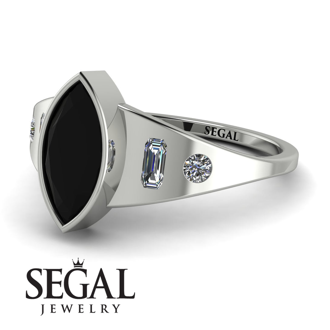 Marquise Bezel Diamond Ring - Juliana No. 9