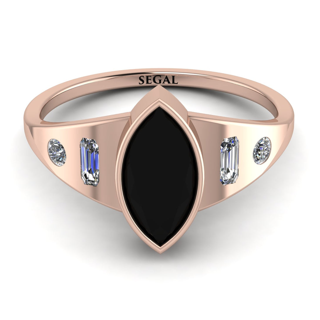 Marquise Bezel Diamond Ring - Juliana No. 8