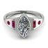 Marquise Bezel Diamond Ring - Juliana No. 48