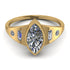 Marquise Bezel Diamond Ring - Juliana No. 1