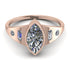 Marquise Bezel Diamond Ring - Juliana No. 2