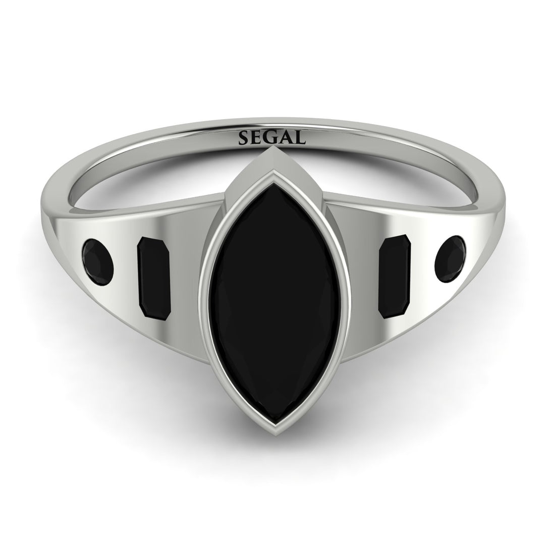 Marquise Bezel Diamond Ring - Juliana No. 39