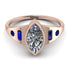 Marquise Bezel Diamond Ring - Juliana No. 62