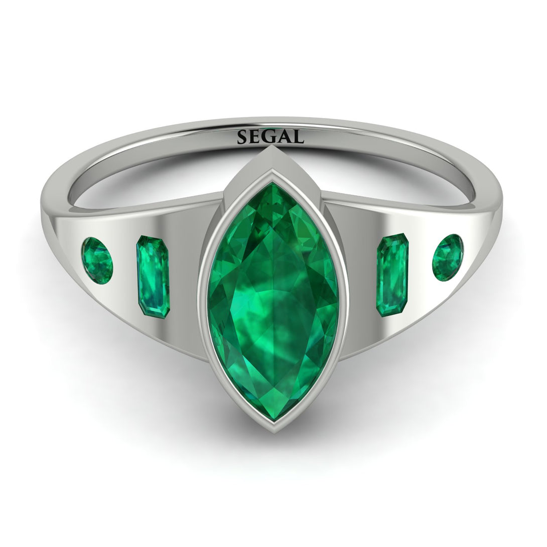 Marquise Bezel Diamond Ring - Juliana No. 21