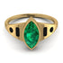 Marquise Bezel Diamond Ring - Juliana No. 34