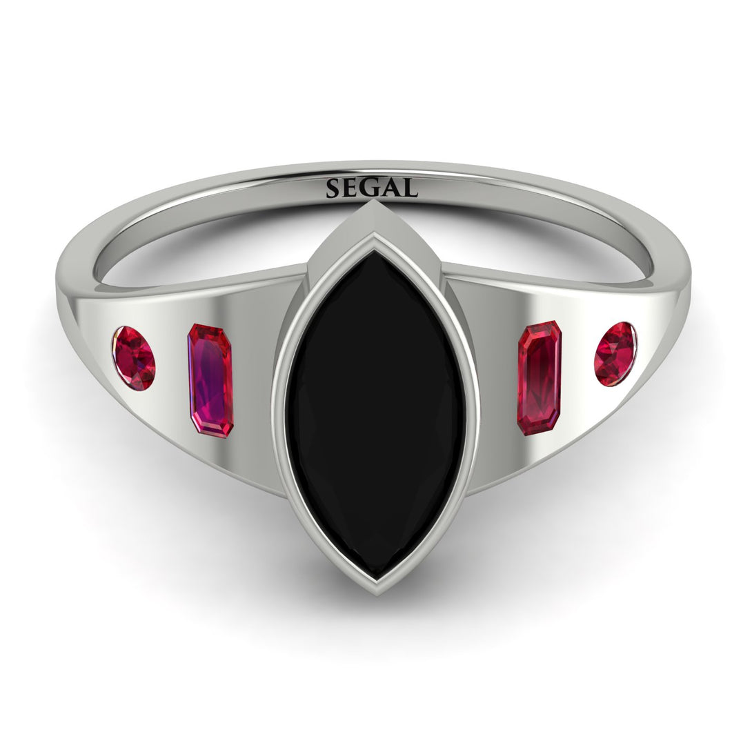 Marquise Bezel Diamond Ring - Juliana No. 54