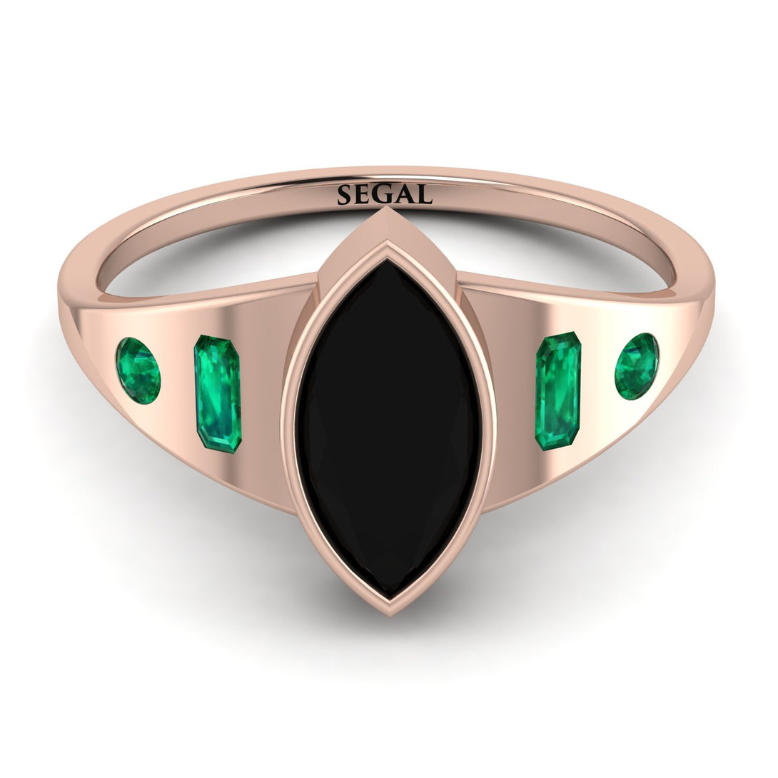 Marquise Bezel Diamond Ring - Juliana No. 23