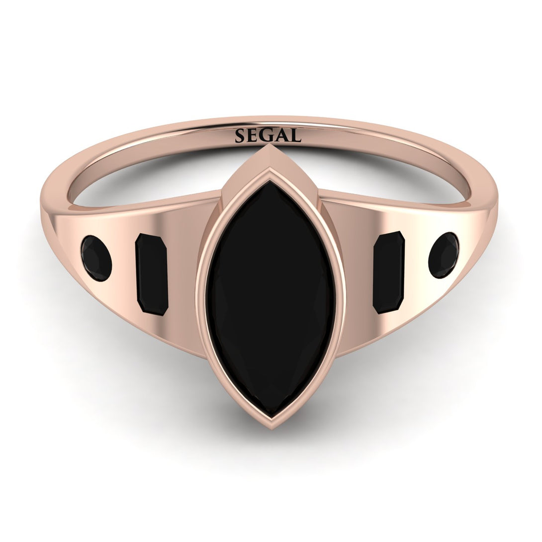 Marquise Bezel Diamond Ring - Juliana No. 38