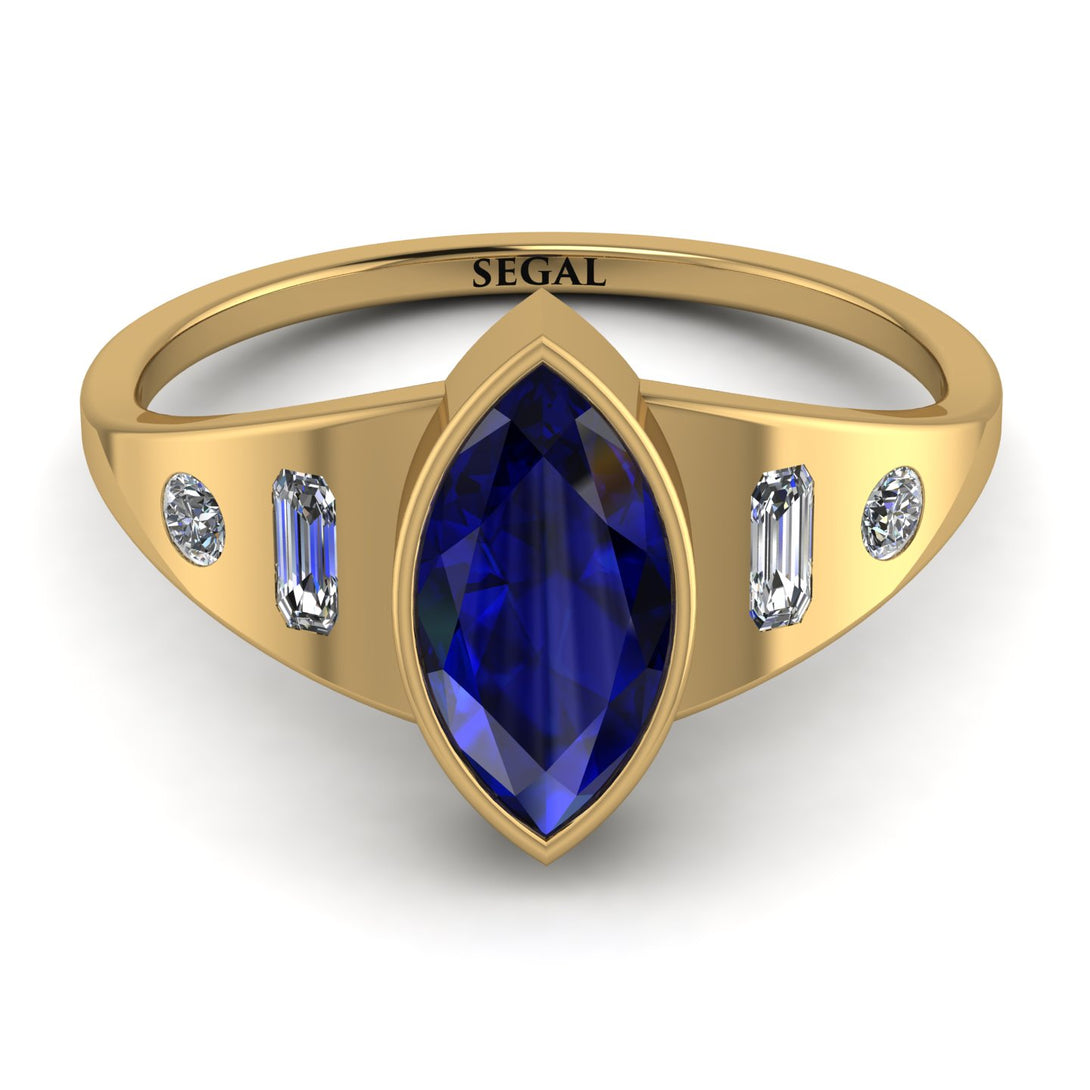 Marquise Bezel Diamond Ring - Juliana No. 13