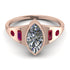 Marquise Bezel Diamond Ring - Juliana No. 47