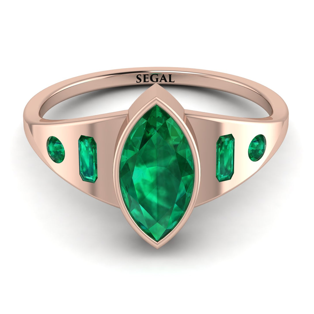 Marquise Bezel Diamond Ring - Juliana No. 20