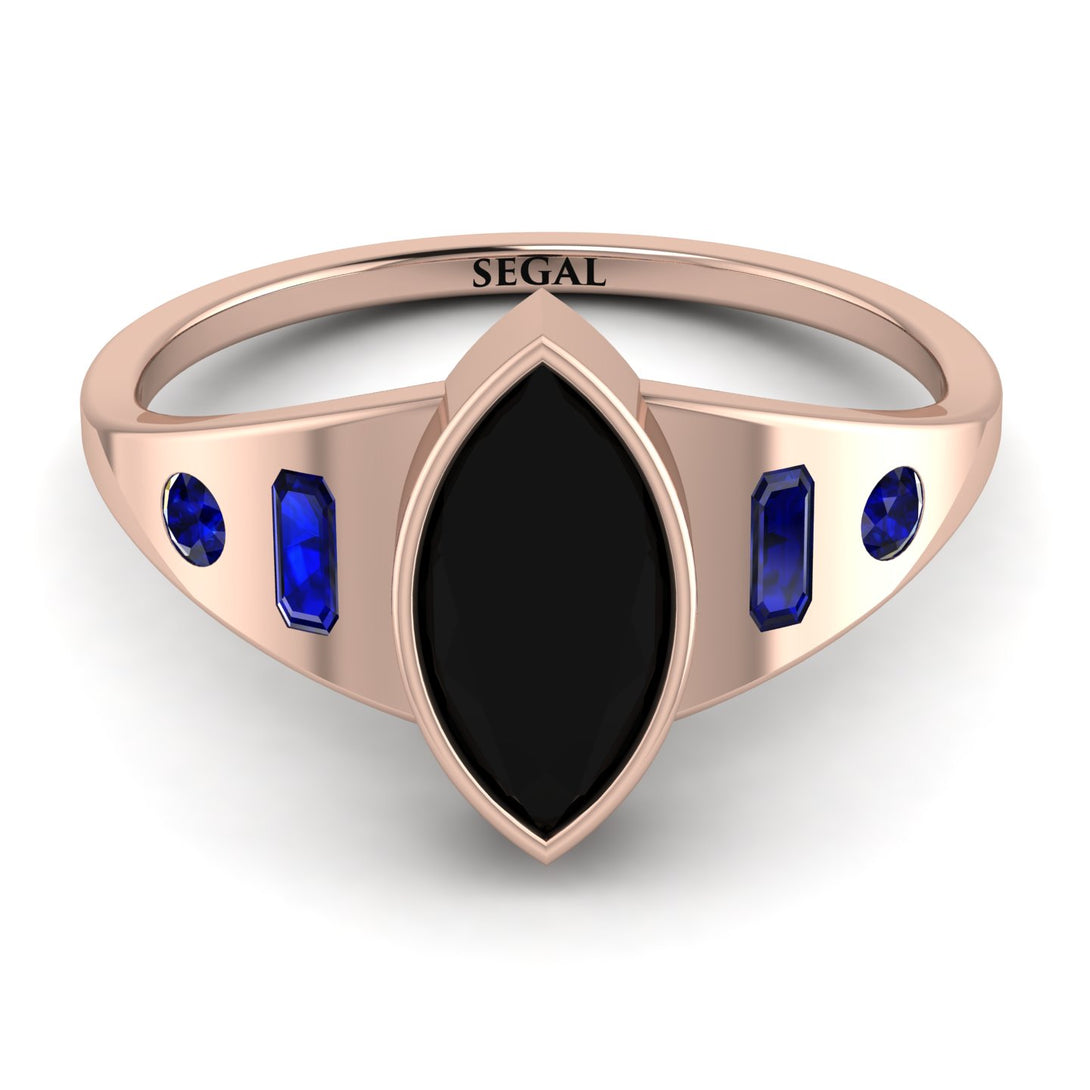 Marquise Bezel Diamond Ring - Juliana No. 68