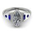 Marquise Bezel Diamond Ring - Juliana No. 63