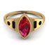 Marquise Bezel Diamond Ring - Juliana No. 40