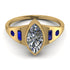 Marquise Bezel Diamond Ring - Juliana No. 61