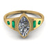 Marquise Bezel Diamond Ring - Juliana No. 16