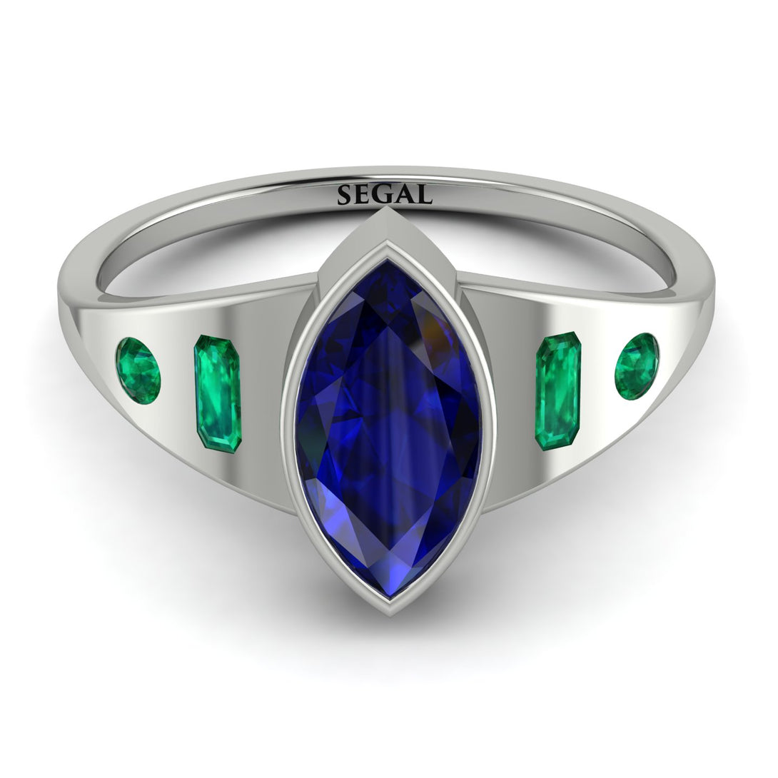 Marquise Bezel Diamond Ring - Juliana No. 30