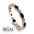 Marquise Black Diamond Eternity Band - Cecilia No. 8 image 10