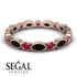 Marquise Black Diamond Eternity Band - Cecilia No. 53 image 2