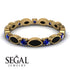Marquise Black Diamond Eternity Band - Cecilia No. 67