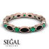 Marquise Black Diamond Eternity Band - Cecilia No. 23 image 2