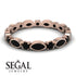 Marquise Black Diamond Eternity Band - Cecilia No. 38 image 2