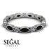 Marquise Black Diamond Eternity Band - Cecilia No. 9