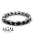 Marquise Black Diamond Eternity Band - Cecilia No. 39 image 3
