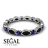 Marquise Black Diamond Eternity Band - Cecilia No. 69 image 3