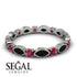 Marquise Black Diamond Eternity Band - Cecilia No. 54 image 3