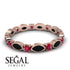 Marquise Black Diamond Eternity Band - Cecilia No. 53