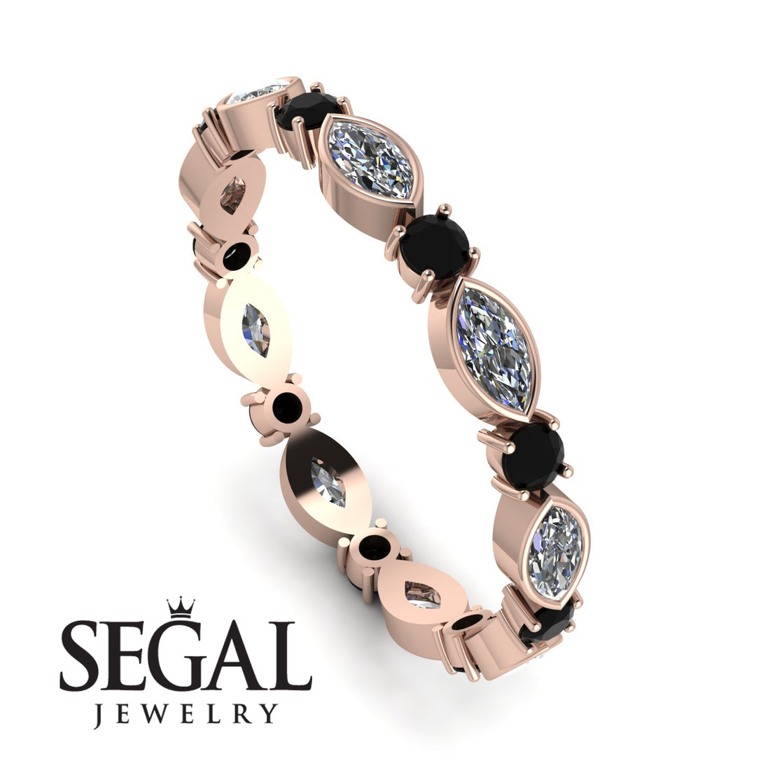Marquise Diamond Eternity Band - Cecilia No. 32