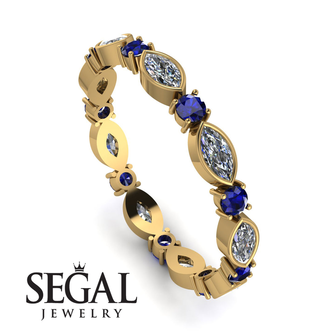 Marquise Diamond Eternity Band - Cecilia No. 61