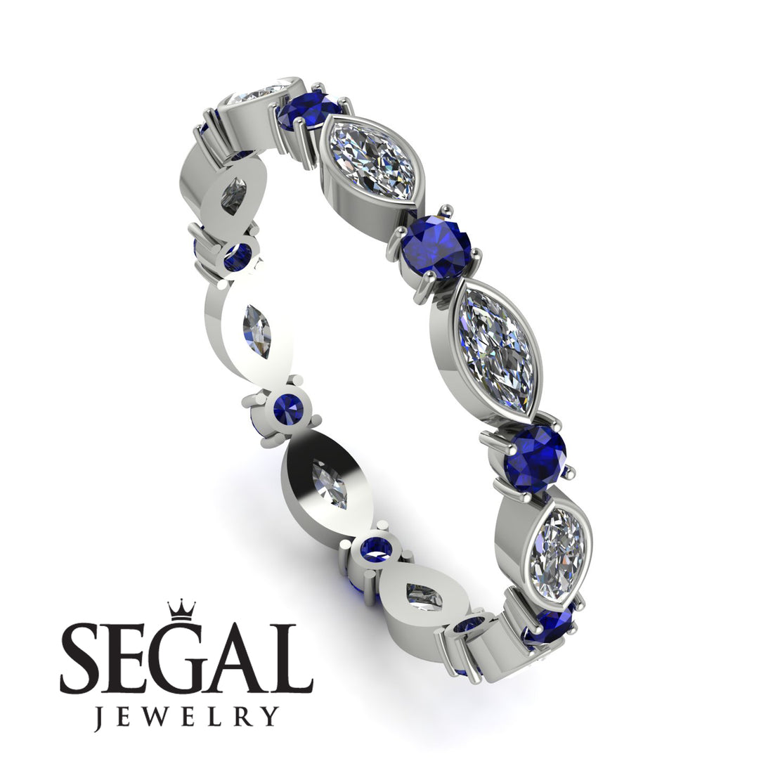 Marquise Diamond Eternity Band - Cecilia No. 63