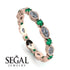 Marquise Diamond Eternity Band - Cecilia No. 17