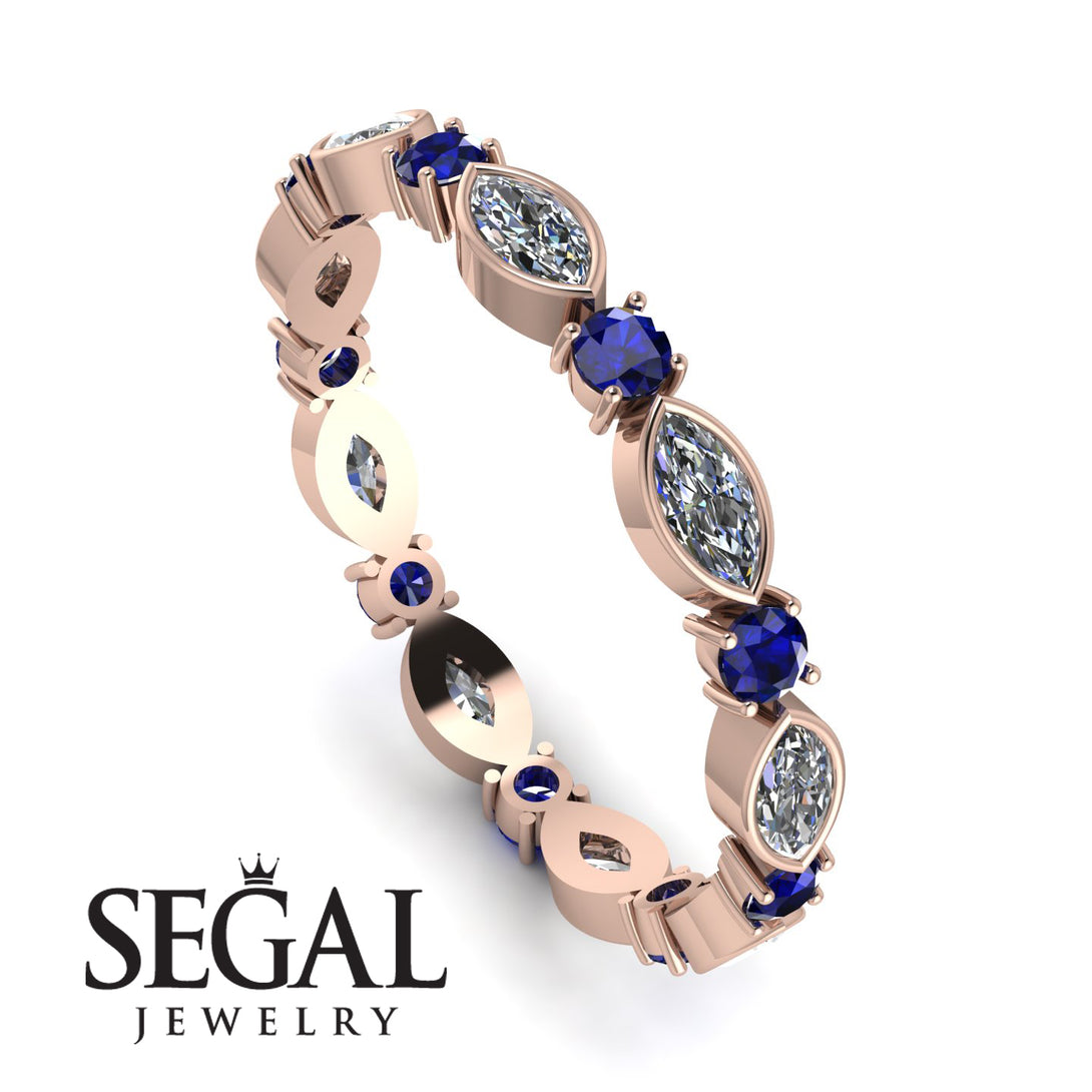 Marquise Diamond Eternity Band - Cecilia No. 62