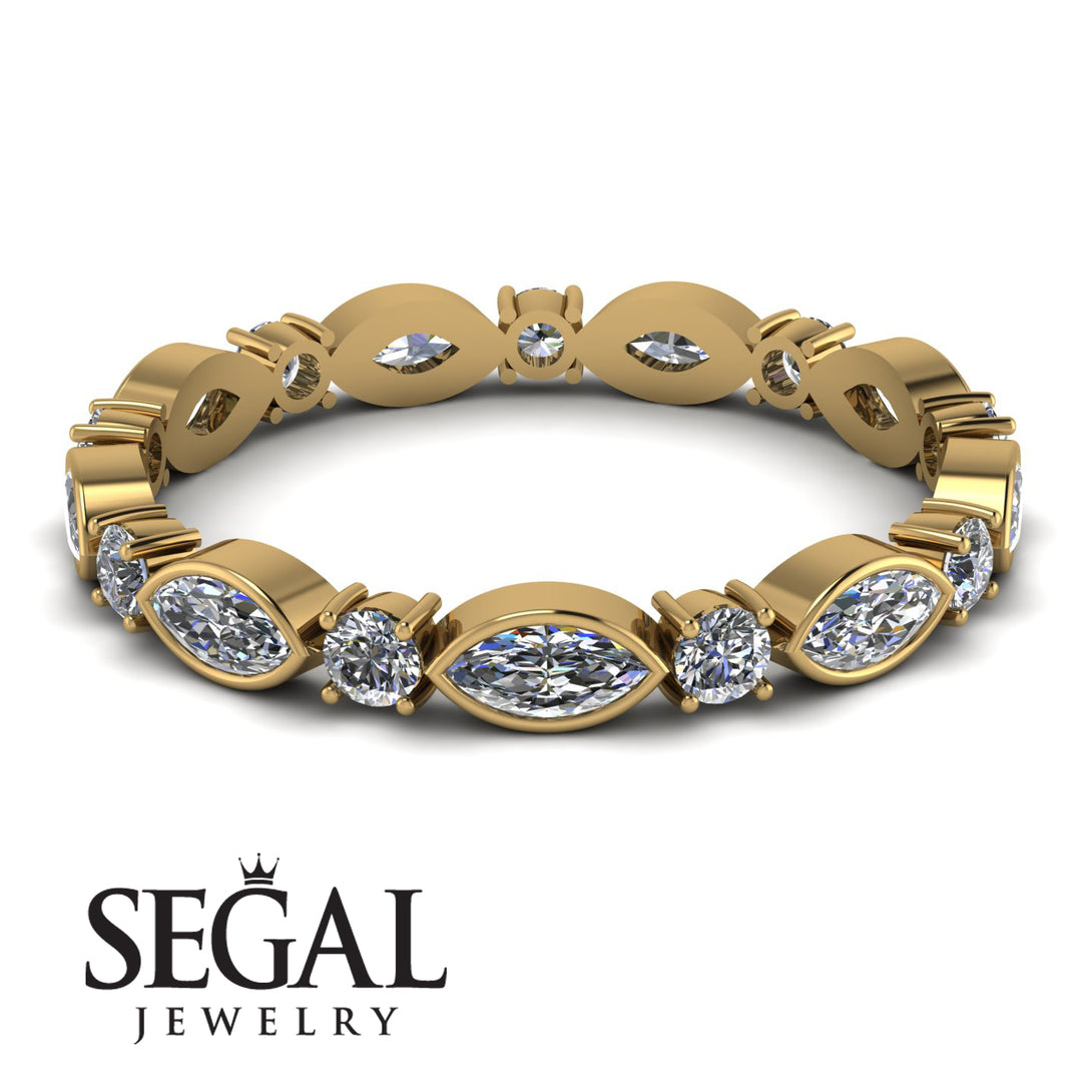Marquise Diamond Eternity Band - Cecilia No. 1