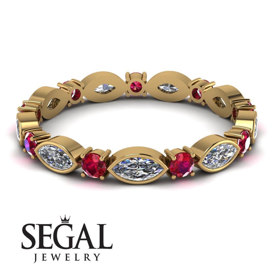 Marquise Diamond Eternity Band - Cecilia No. 46