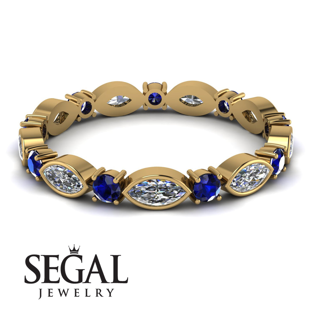 Marquise Diamond Eternity Band - Cecilia No. 61