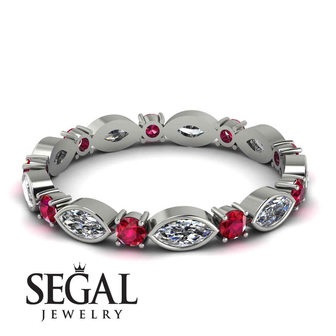 Marquise Diamond Eternity Band - Cecilia No. 48