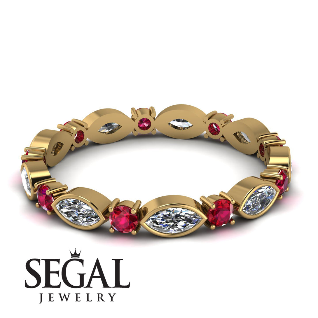 Marquise Diamond Eternity Band - Cecilia No. 46