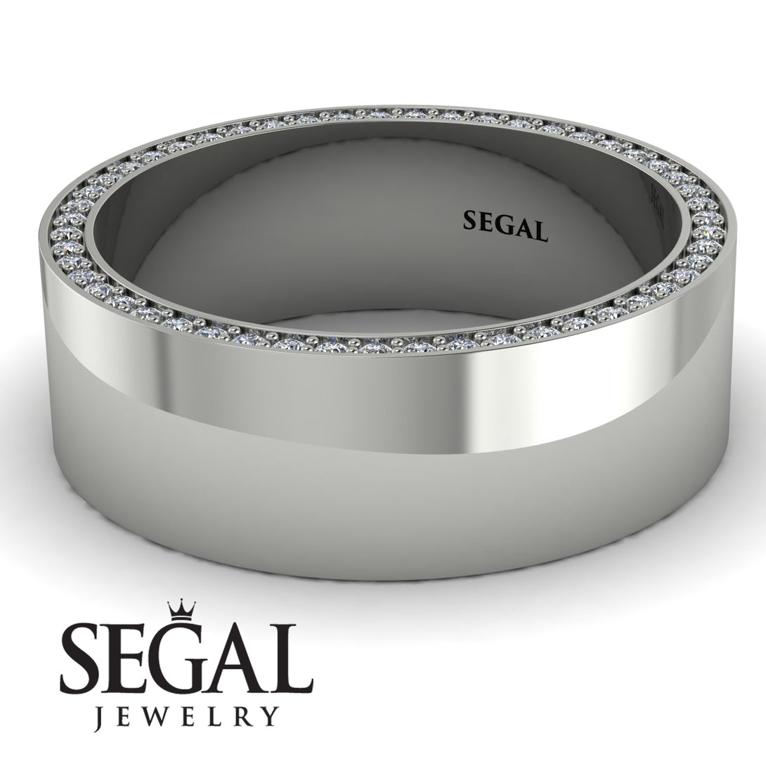 Massive Diamond Eternity Wedding Band - Liam No. 3