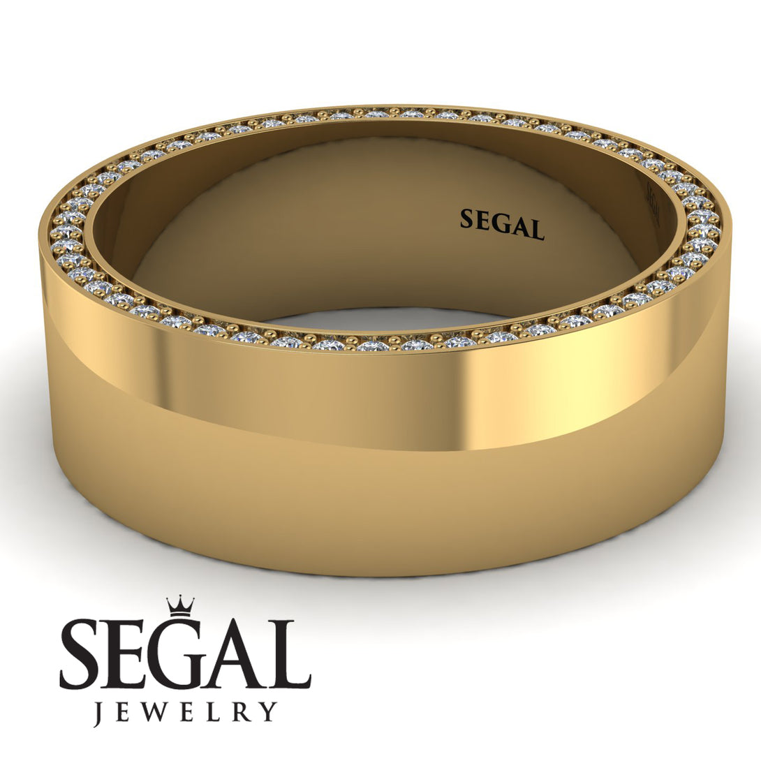Massive Diamond Eternity Wedding Band - Liam No. 1