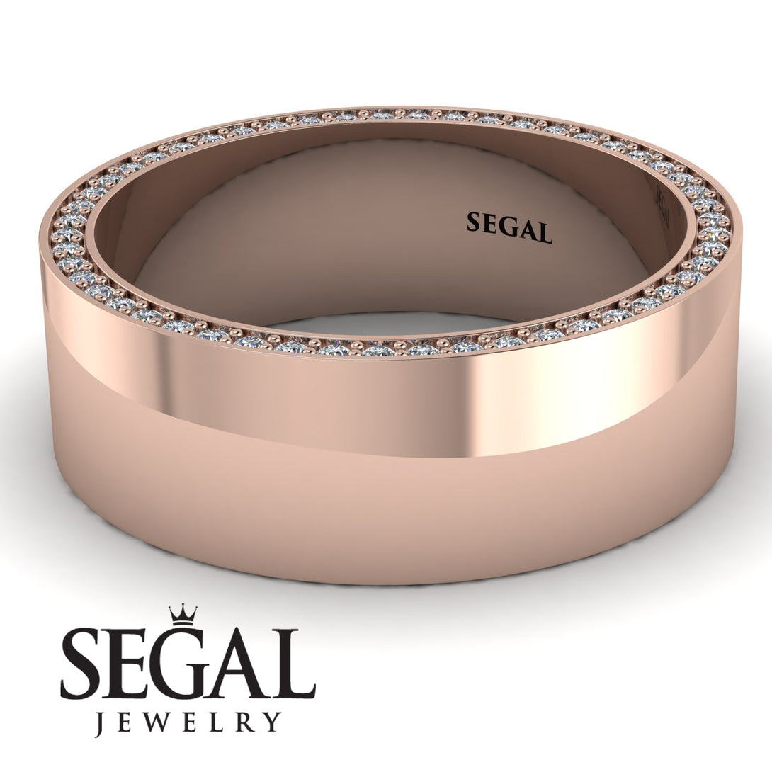 Massive Diamond Eternity Wedding Band - Liam No. 2