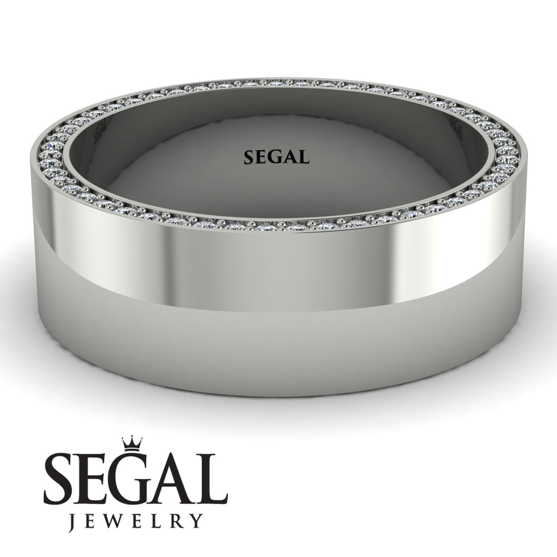 Massive Diamond Eternity Wedding Band - Liam No. 3