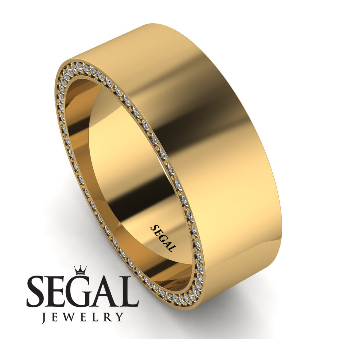 Massive Diamond Eternity Wedding Band - Liam No. 1