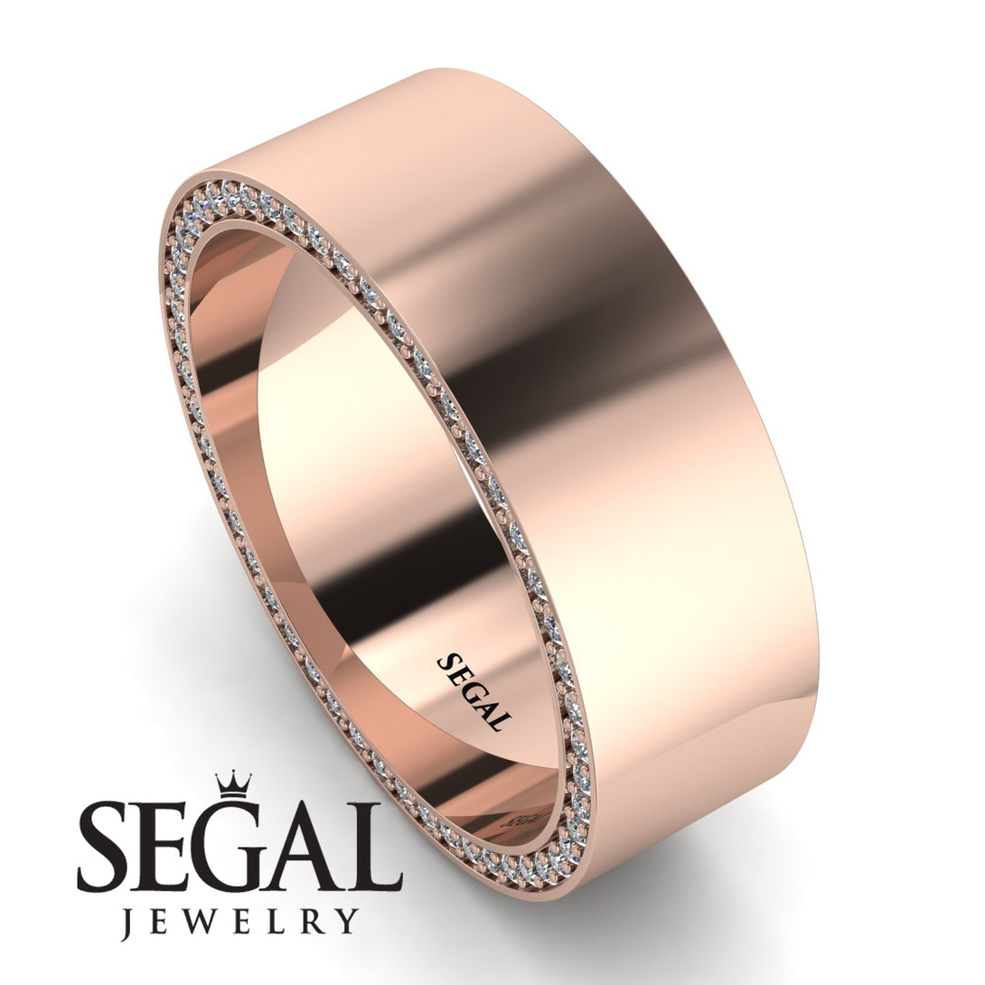 Massive Diamond Eternity Wedding Band - Liam No. 2