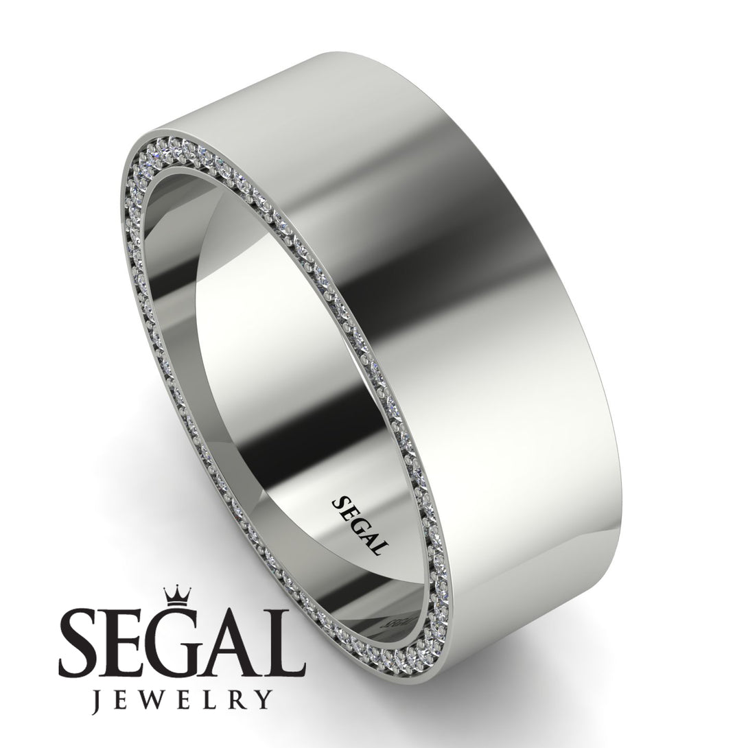 Massive Diamond Eternity Wedding Band - Liam No. 3