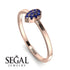 Minimalist Pear Sapphire Ring - Genesis No. 14 image 2